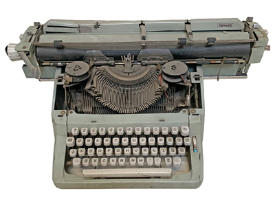 Hermes Typewriter Props, Prop Hire