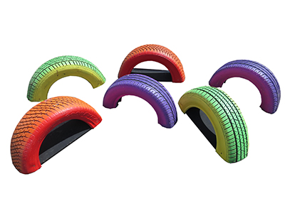 Crazy Golf Tyres Props, Prop Hire