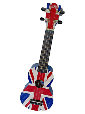 Union Jack Ukulele Props, Prop Hire