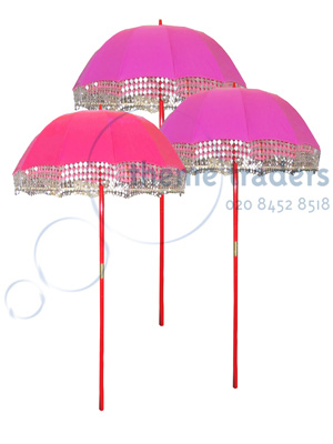 indian Parasols Props, Prop Hire