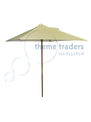 Tan Parasol Props, Prop Hire