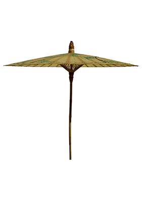 Chinese Style Parasol Props, Prop Hire