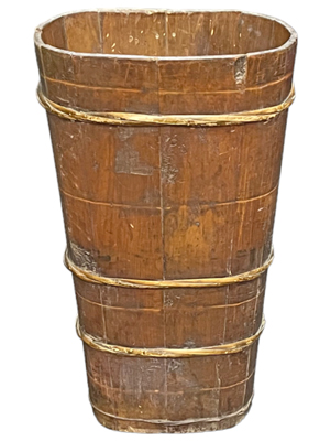 Ancient Wood Tall Umbrella Stand Props, Prop Hire