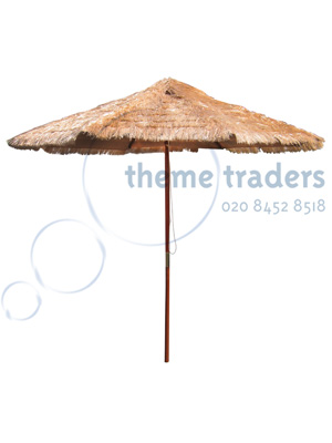 Raffia Parasol Props, Prop Hire