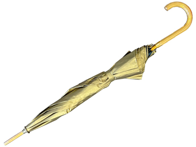 Gold Umbrella Props, Prop Hire