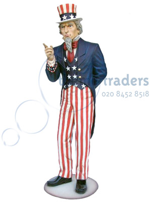 Statue Uncle Sam - 2.5 Metre Props, Prop Hire