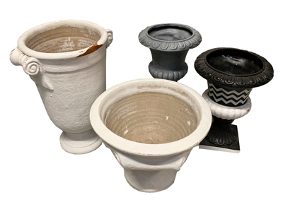 Table Urns Props, Prop Hire