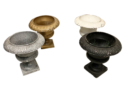 Table Urns Props, Prop Hire