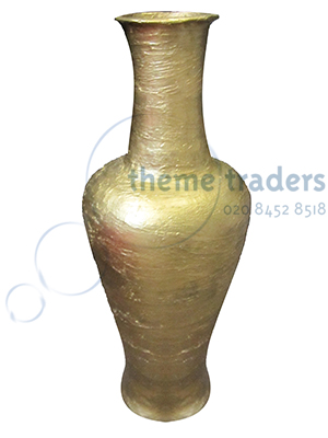 Urn Tall Gold Props, Prop Hire