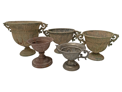 Metal Urns Props, Prop Hire