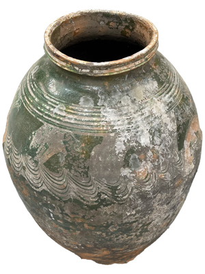 Ancient Civilisation Glazed Clay Urn Props, Prop Hire