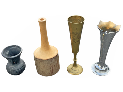 Desk Dressing Table Small Flower Vases Props, Prop Hire