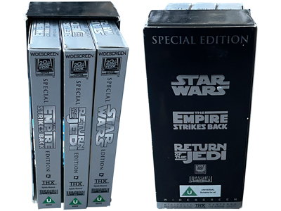 Special Edition Starwars Trilogy Vhs Props, Prop Hire