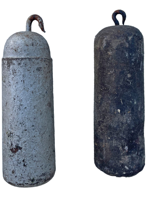 Vintage 20 Centimetre Plumb Weights Props, Prop Hire