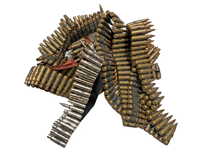 Bullet Belts Props, Prop Hire
