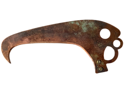 Ritual Knuckleduster Flaying Tool Props, Prop Hire