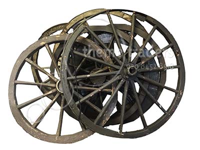 Large Wagon Wheels Props, Prop Hire