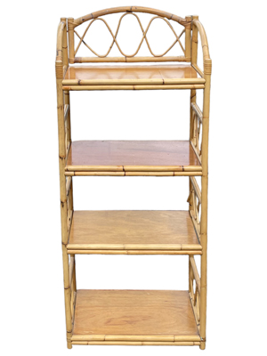 Wicker Cane Sideshelf Bookshelf Props, Prop Hire