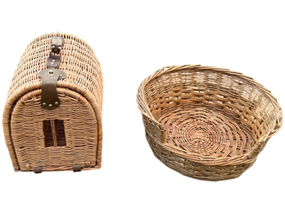 Cat Baskets Wicker Props, Prop Hire