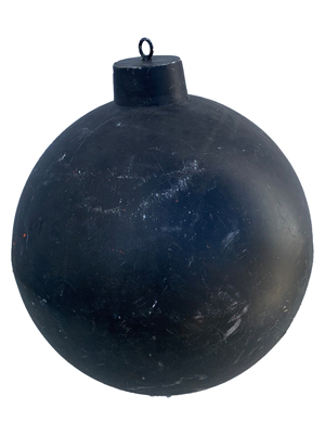 Giant Black Wrecking Ball Props, Prop Hire