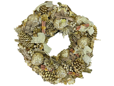 Deluxe Gold Wreath Props, Prop Hire