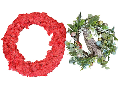 Assorted Wreaths Props, Prop Hire