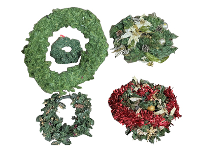 Assorted Wreaths Props, Prop Hire